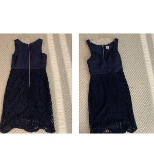 Mura Boutique Navy Blue Dress